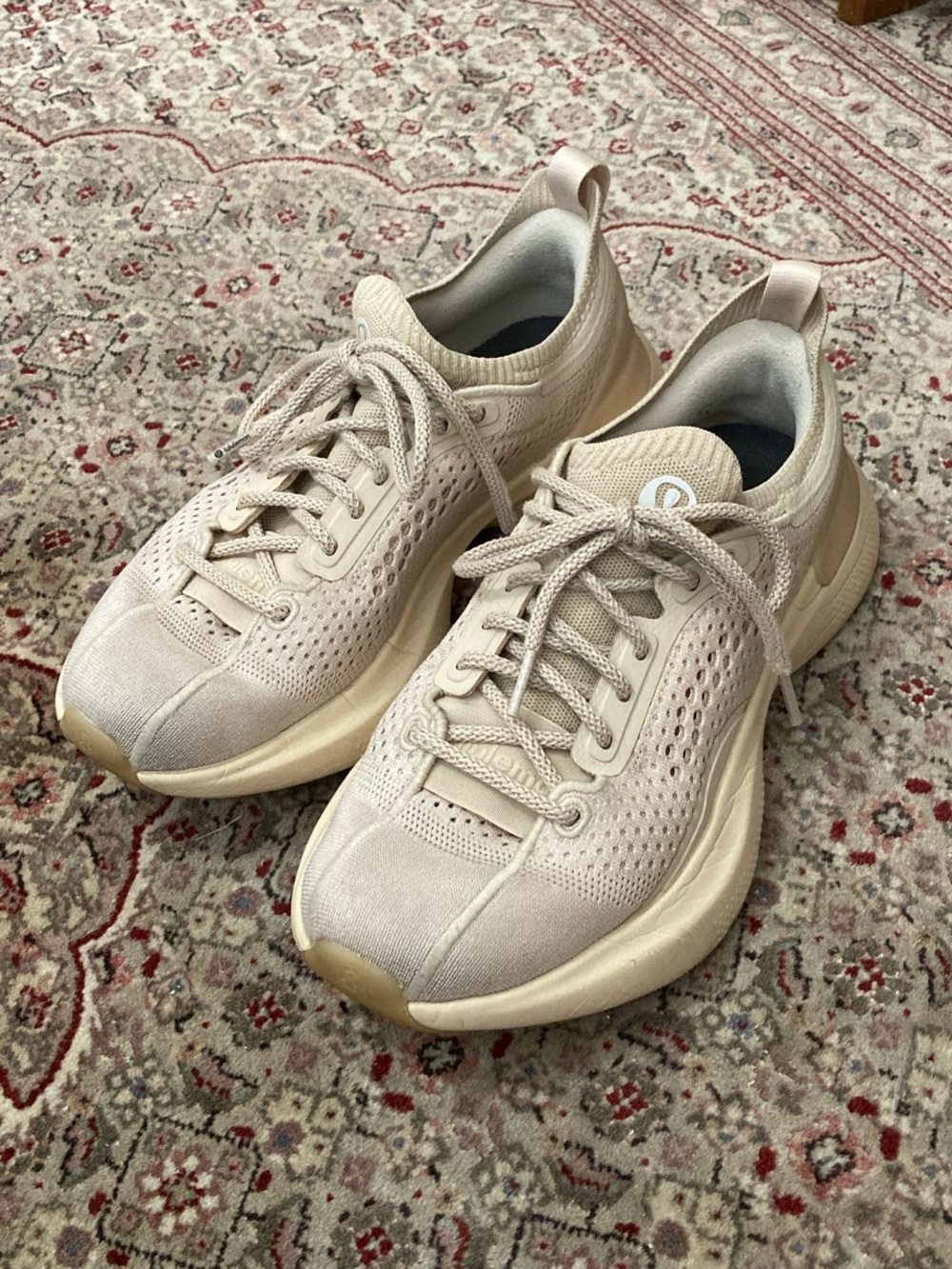 Lululemon chargefeel 3 tan workout shoes women’s 7.5
